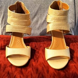 Gold CP heels